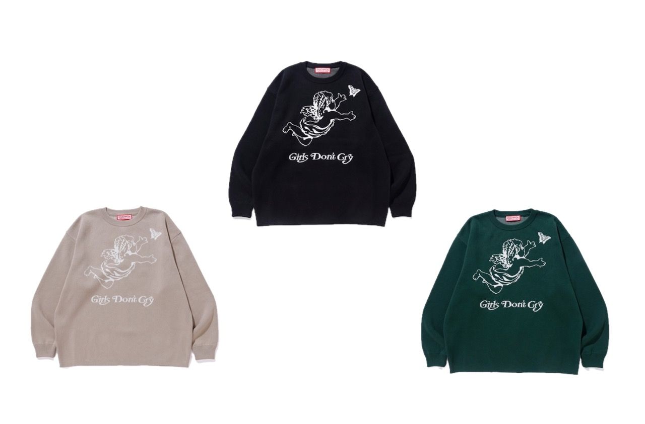 1/22発売｜Girls Don't Cry Angel Knit｜抽選/販売/定価情報