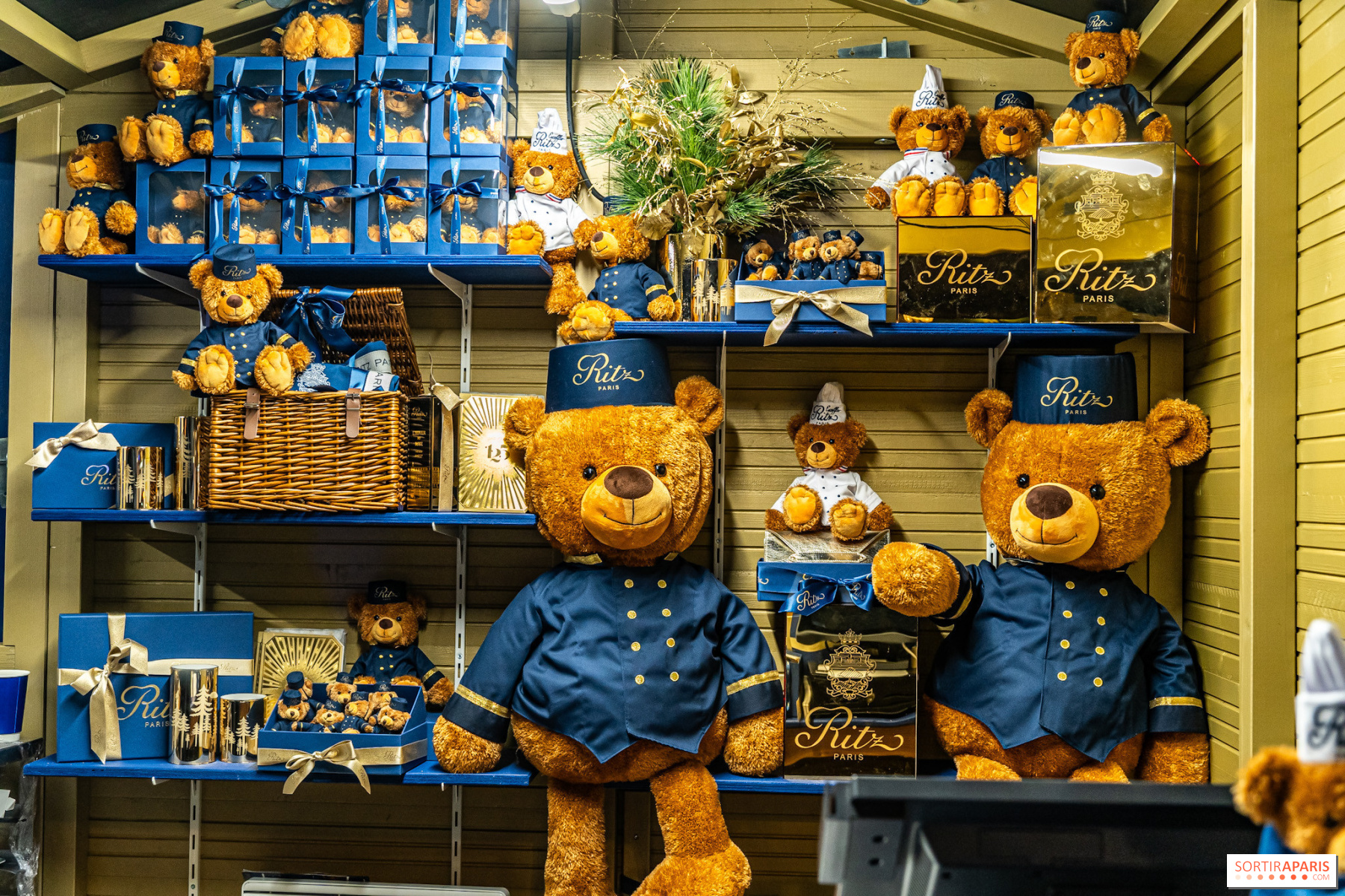 The Ritz Paris Christmas Chalet and its free carousel enchant