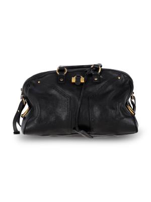Saint Laurent Yves Saint Laurent Large Muse Shoulder Bag In Black