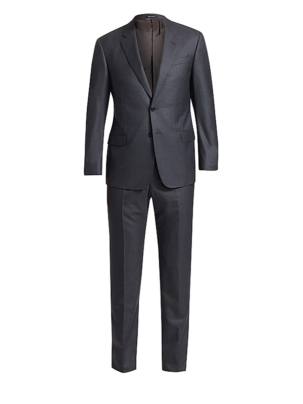 Giorgio Armani Wool Suit | Saks Fifth Avenue