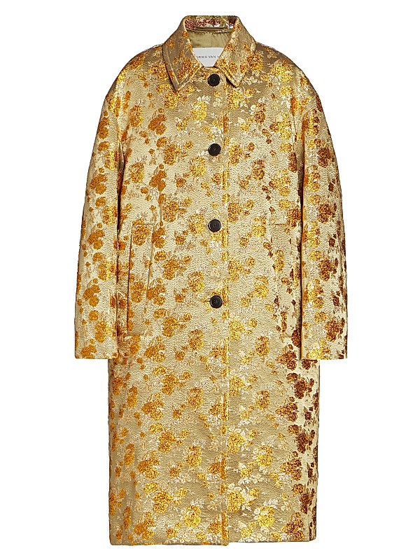 Dries Van Noten Rinks Jacquard Coat | Saks Fifth Avenue