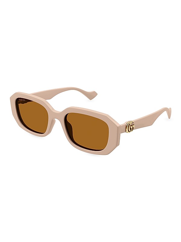 Gucci GG Generation Light 54MM Rectangular Sunglasses | Saks Fifth