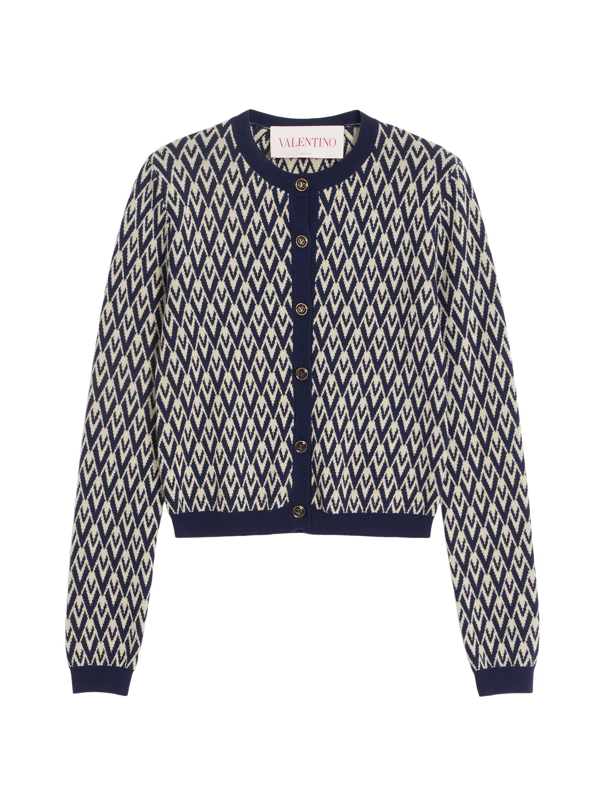 Sacai ​Floral Jacquard Knit Asymmetrical Sweater | Saks Fifth Avenue