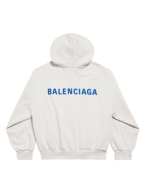 Balenciaga Zip-Up Regular Fit Hoodie | Saks Fifth Avenue