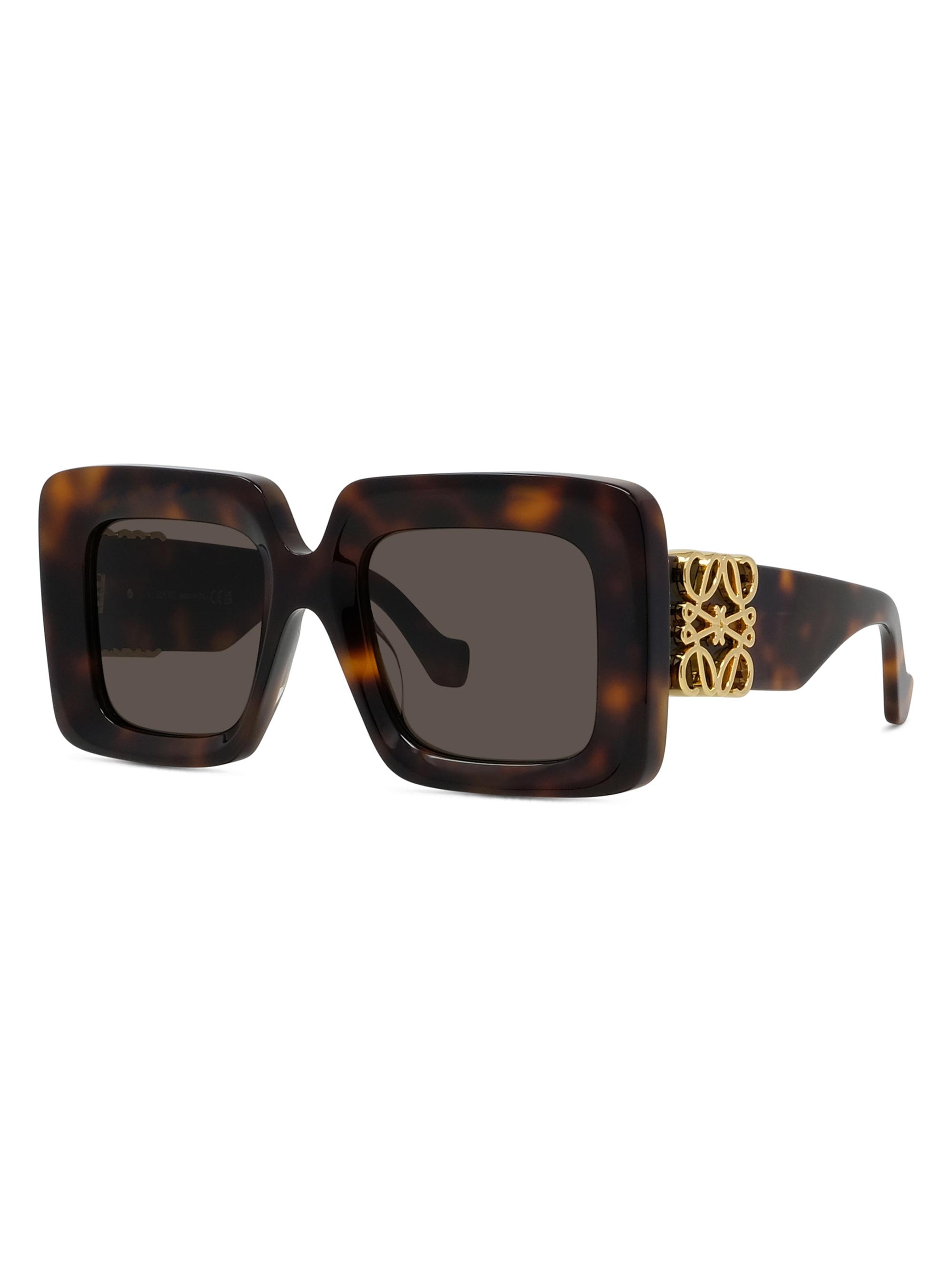 LOEWE Slim 53MM Geometric Sunglasses | Saks Fifth Avenue