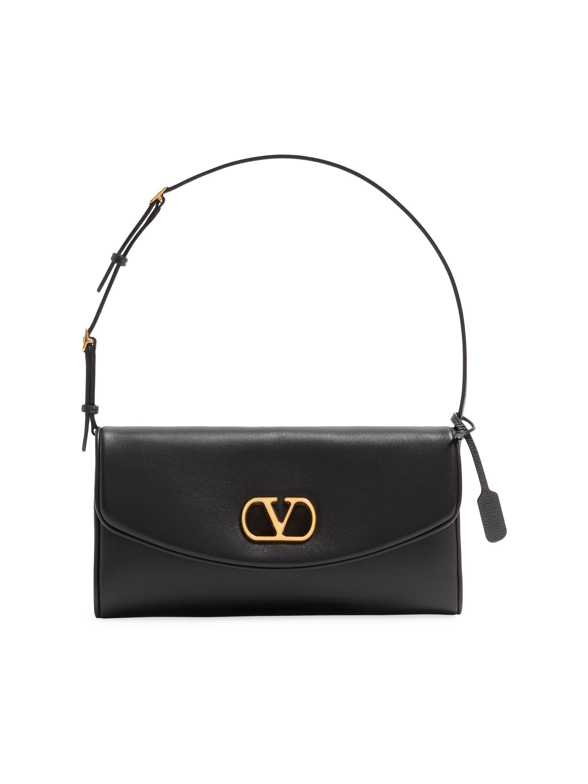 Valentino Garavani Ohval Medium Shoulder Bag in Nappa Calfskin