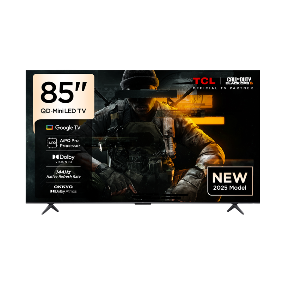 TCL - TV, 85 Inch, QD Mini LED, 144Hz - Alesayi Electronics Best