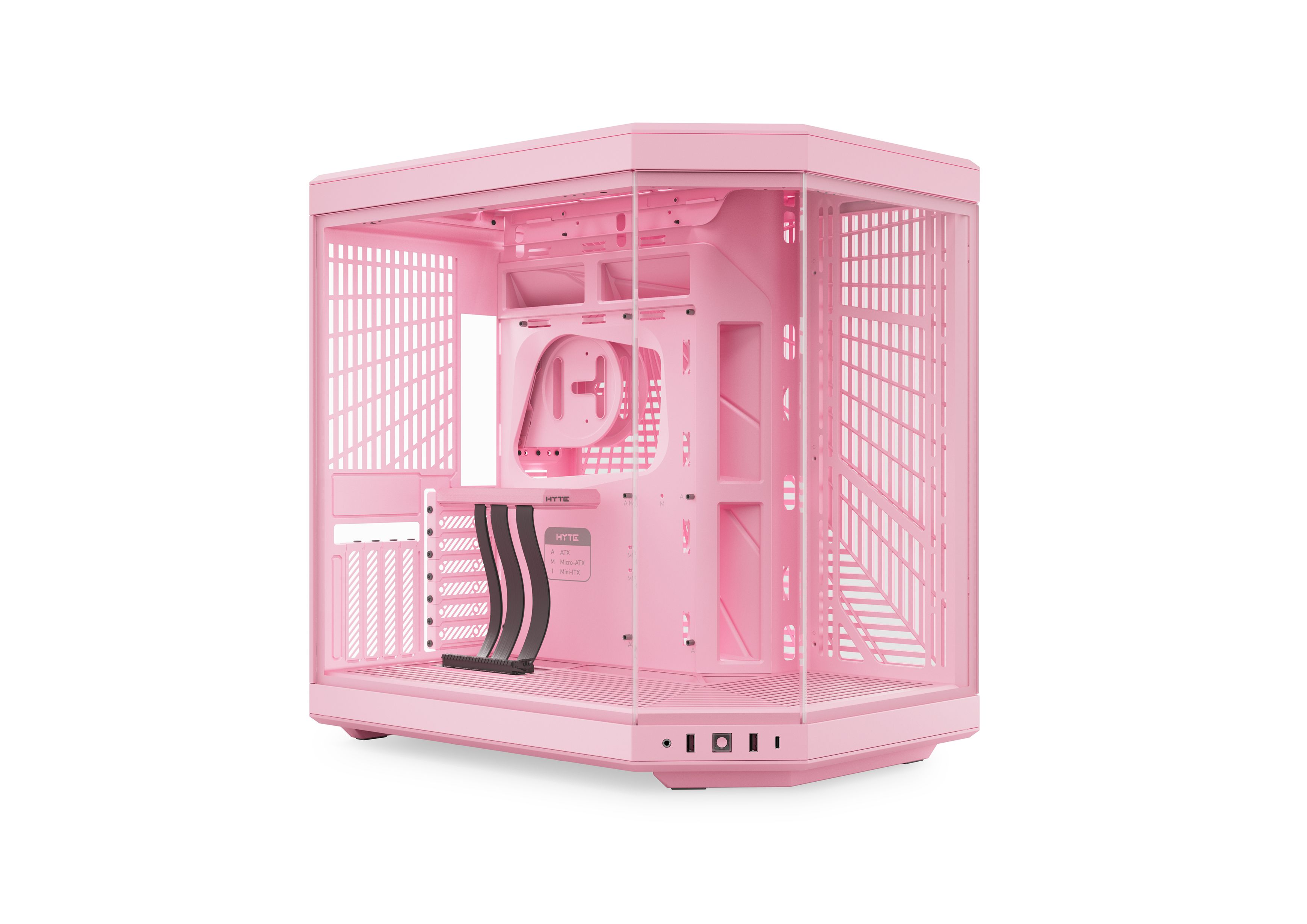 Y70 - Our New ATX PC Case - Strawberry Milk | HYTE