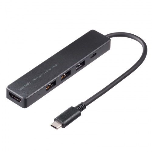 USB-5TCH15BK【HDMIポート付 USB Type-Cハブ】HDMIポートを搭載したUSB