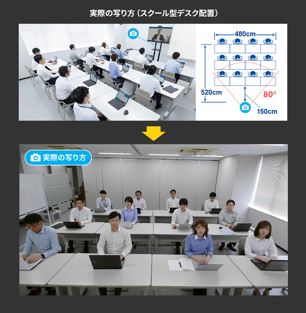 CMS-V48BKN【スピーカー内蔵Webカメラ】Zoom、TeamsなどのWEB会議に