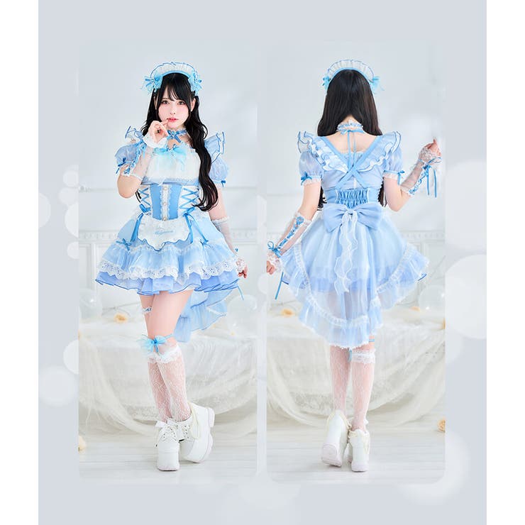 Mumei着用】 魔法少女 トゥインクルシフォンキャンディメイド