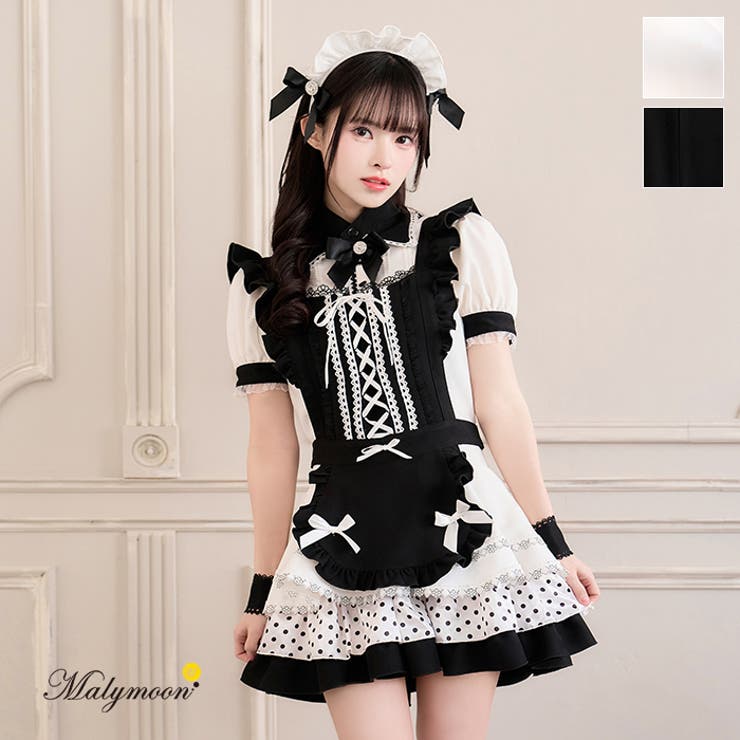 藤咲凪着用】ノワールベルメイド《オリジナルコスプレ6点セット