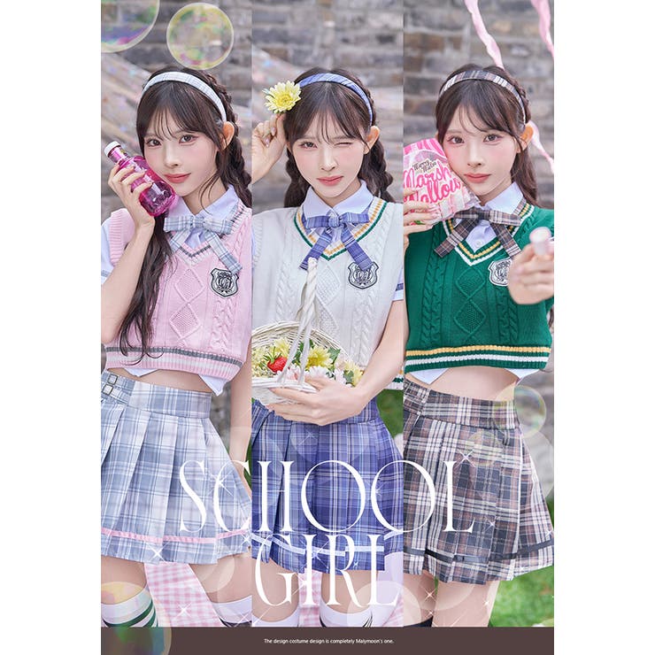 アイドルモードスクールガールコスチューム《オリジナルコスプレ6点