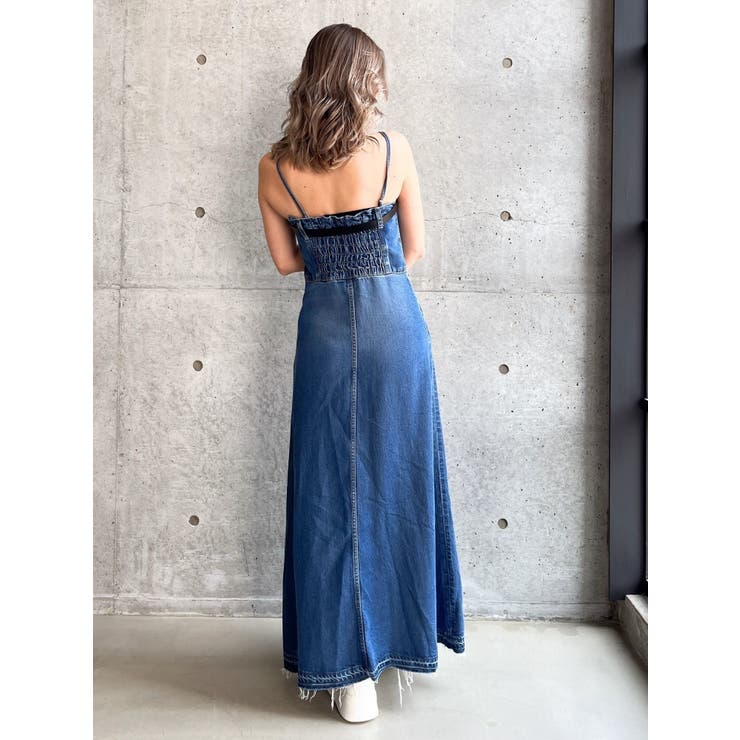 ベアデニムロングワンピース[品番：MKSW0058678]｜GYDA（ジェイダ）の