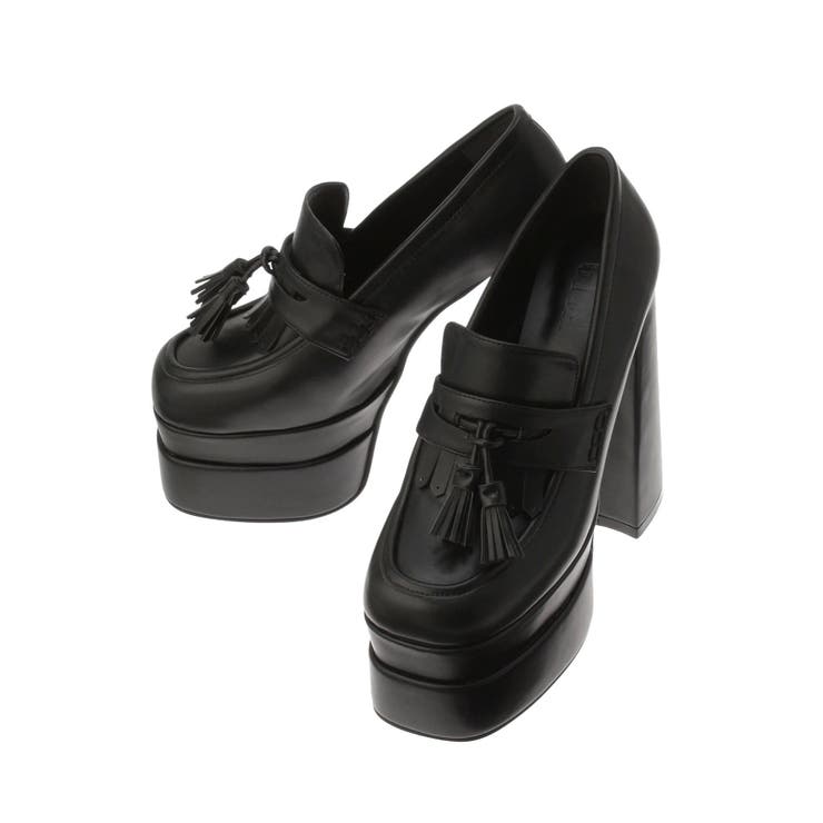 チャンキーヒールローファーパンプス[品番：MKSW0059722]｜GYDA