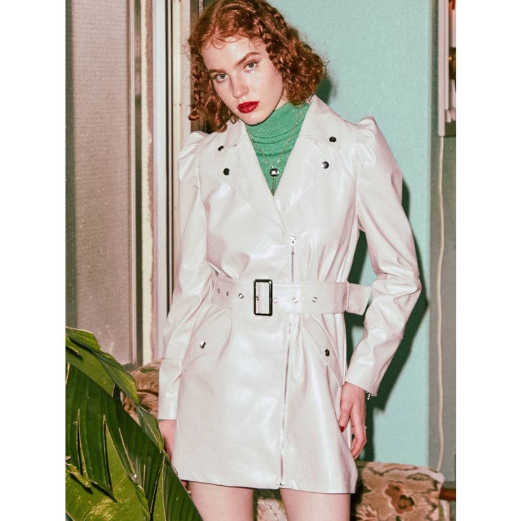 ライダースミニワンピース[品番：MKSW0039721]｜jouetie（ジュエティ