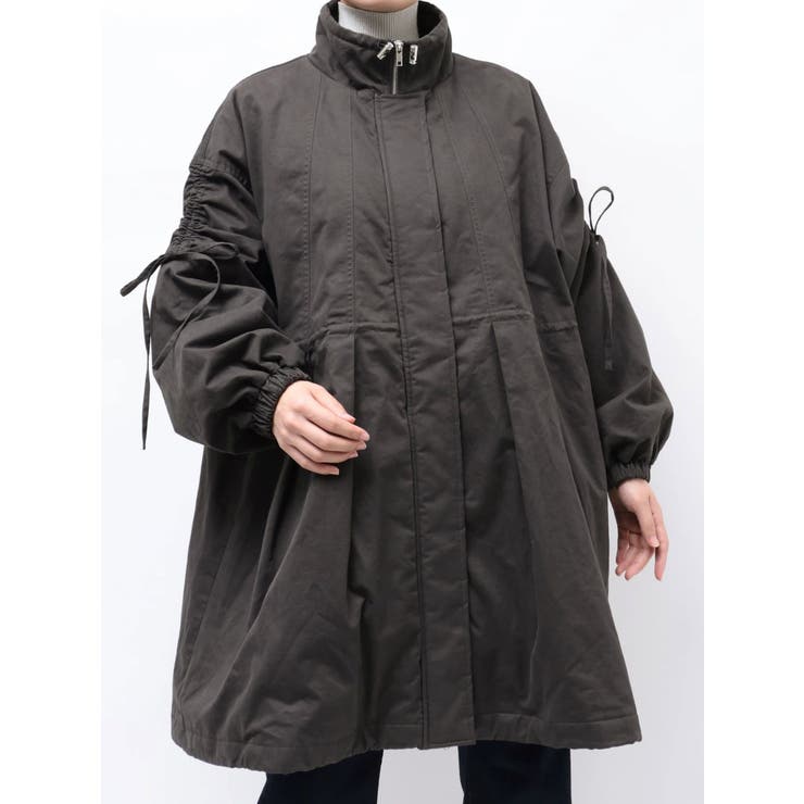 ギャザーリボンモッズコート[品番：MKSW0066638]｜jouetie（ジュエティ