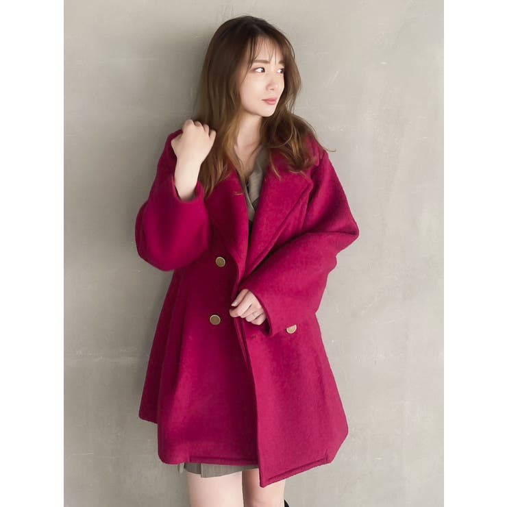 ミドルコクーンツイードコート[品番：MKSW0052016]｜dazzlin（ダズリン