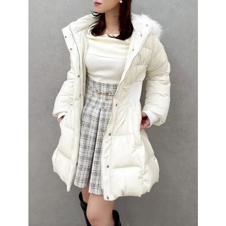 ウエストマークレディダウンコート[品番：MKSW0067664]｜dazzlin