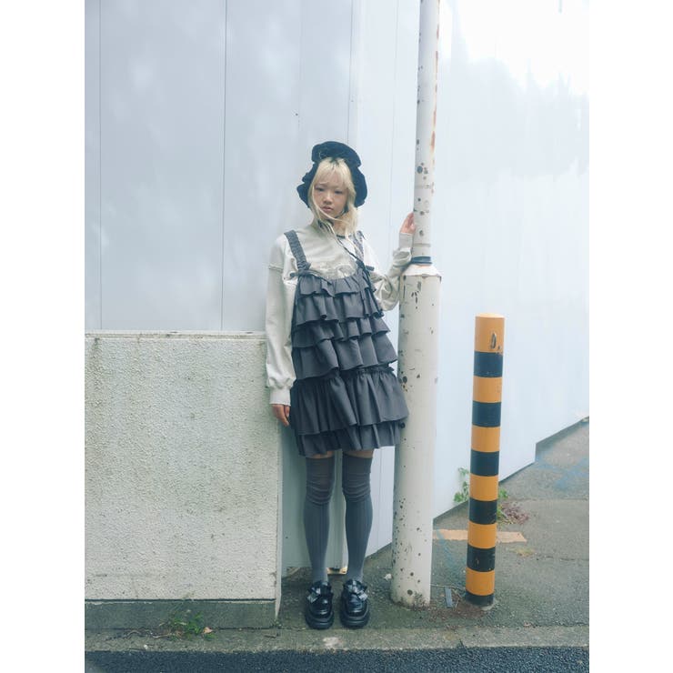 ホイップクリームミニワンピース[品番：MKSW0066256]｜merry jenny