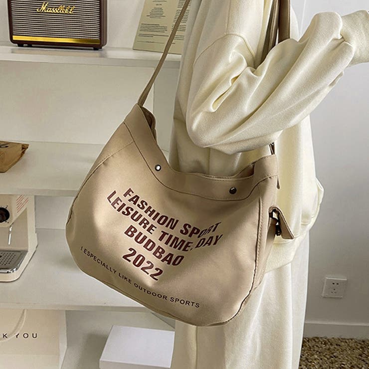 キャンバス ショルダーバッグ レディース[品番：II000009844