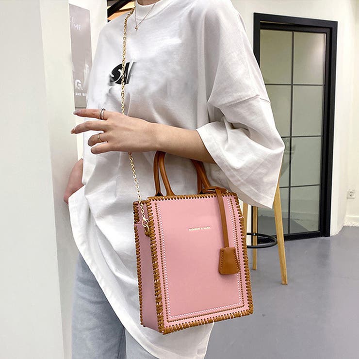 ショルダーバッグ チェーン PUレザー[品番：II000007311