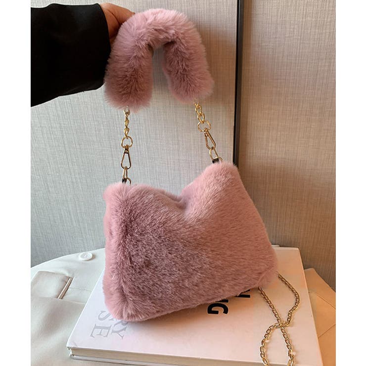 ファーバッグ チェーンショルダーバッグ[品番：AGCW0005268]｜SUNSHINE