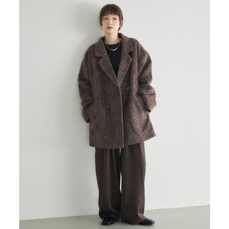 WEB限定】シャギーダブルブレストコート[品番：RTGW0009626]｜RETRO