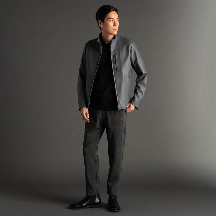 ラムレザー ライダースブルゾン[品番：NICW0005267]｜NICOLE（ニコル