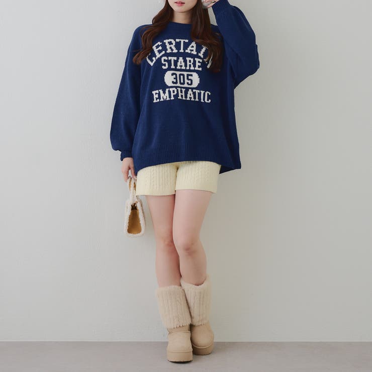 8色展開】ロゴモールニット[品番：OLOW0017293]｜RMAF NICE CLAUP