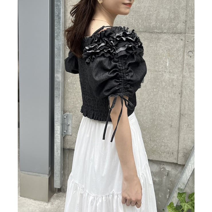 one after another】フリルたっぷりブラウス/セットアップ対応[品番