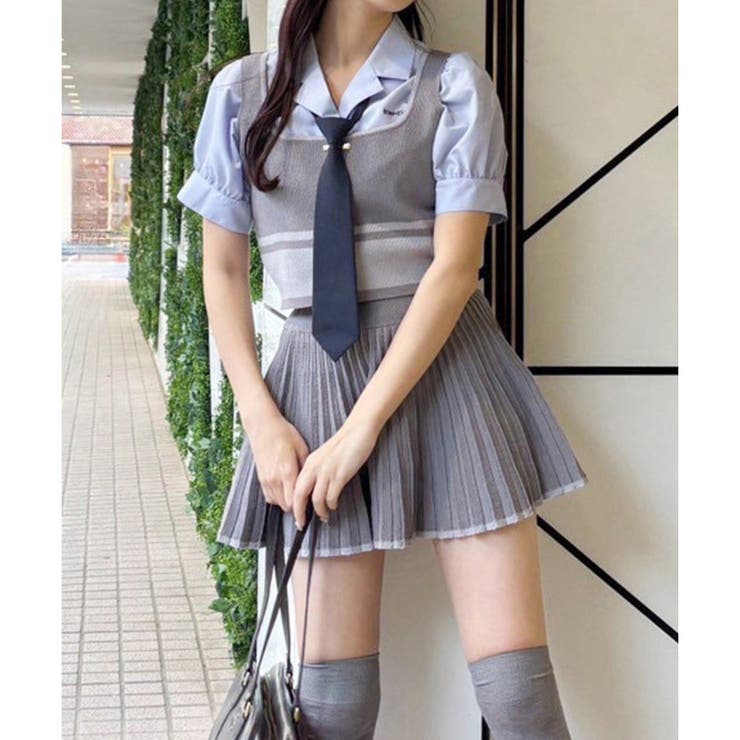 one after another】ニットミニ セットアップ[品番：NCLW0016237