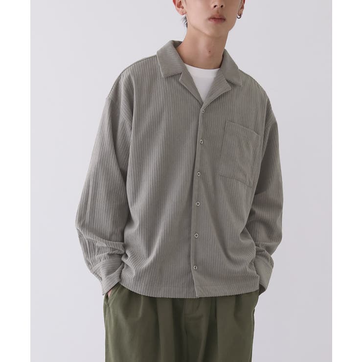 n'OrLABELメンズコーデュロイシャツ [品番：MITW0017534