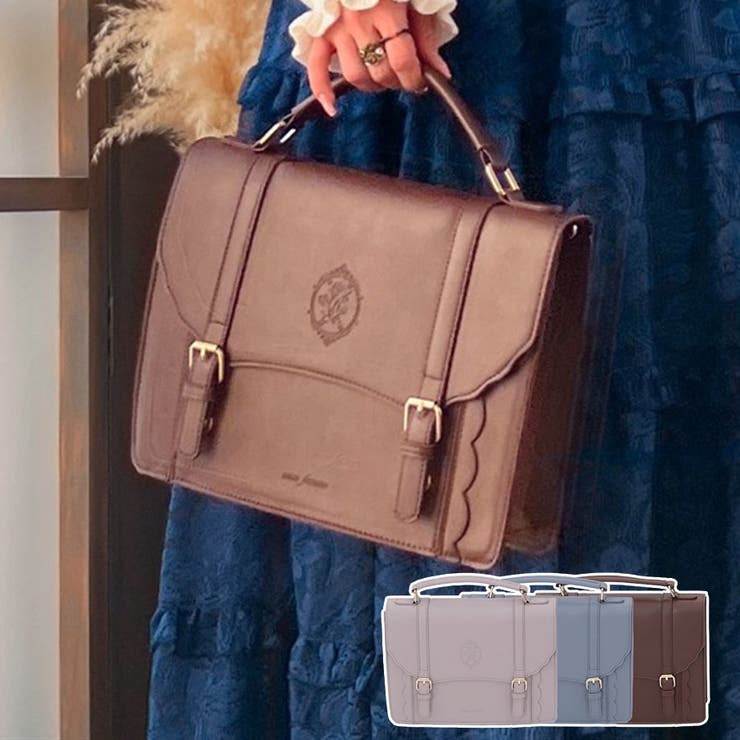 薔薇モチーフ型押しサッチェル[品番：IGAW0004468]｜axes femme