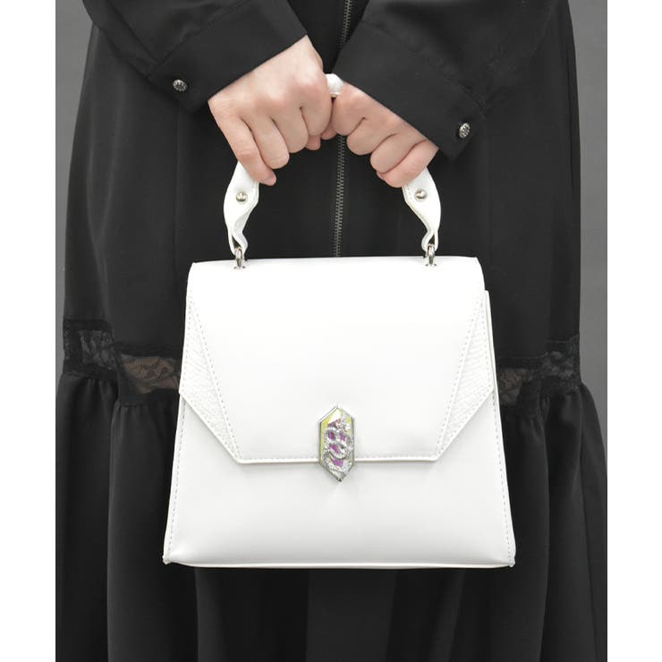 蛇モチーフ金具バッグ[品番：IGAW0005840]｜axes femme（アクシーズ