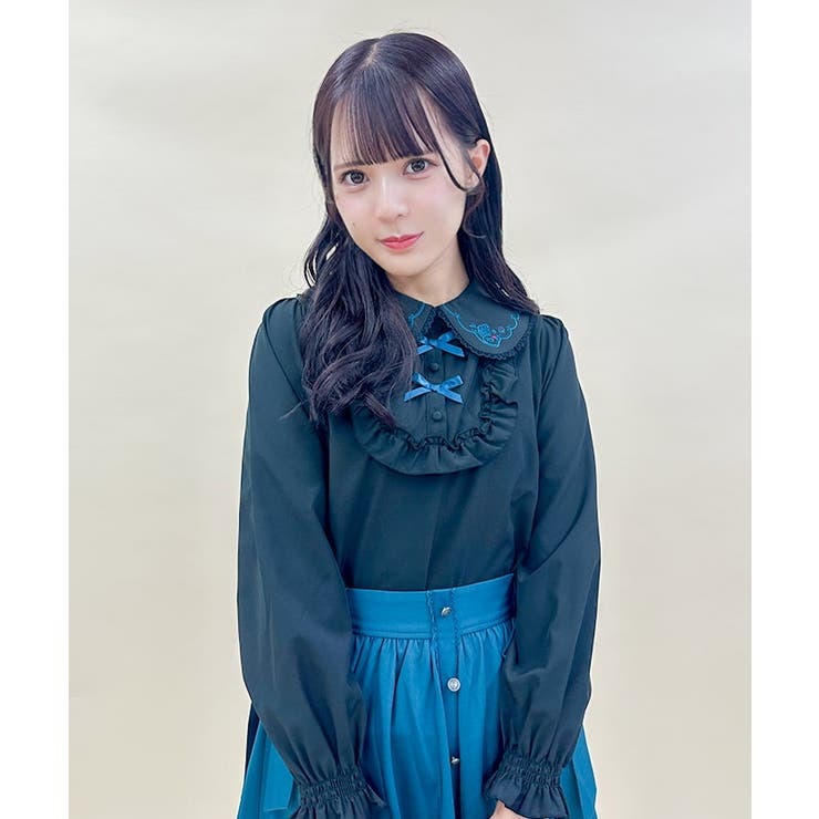 フリュイ・コンフィ刺繍ブラウス[品番：IGAW0005450]｜axes femme