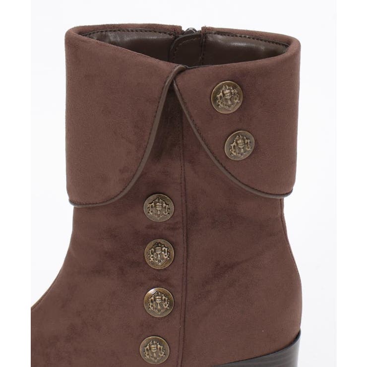 連ボタン折り返しブーツ[品番：IGAW0005418]｜axes femme（アクシーズ