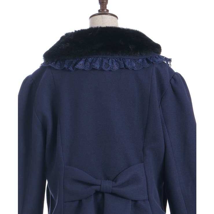 ローズリボン付フリルCO[品番：IGAW0007085]｜axes femme