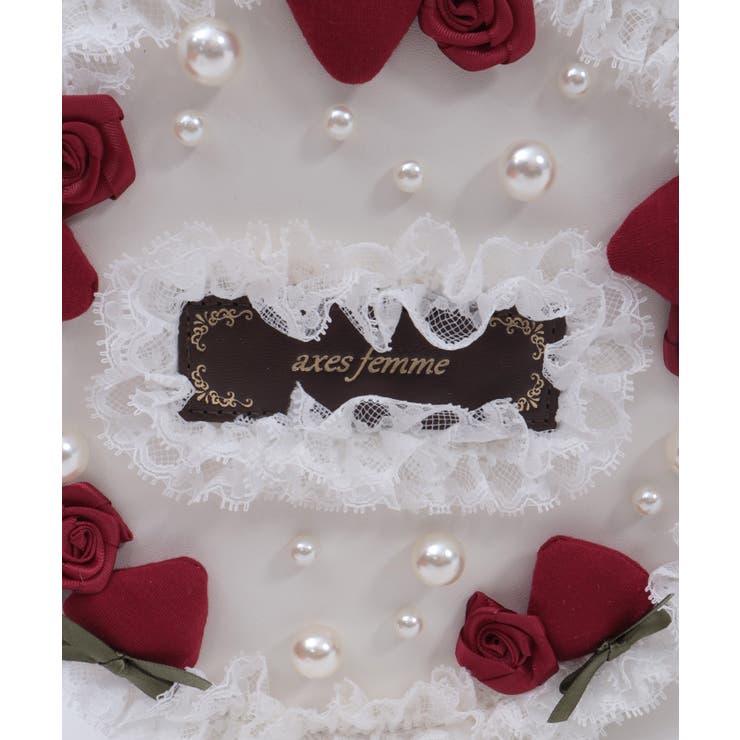 ローズケーキモチーフバッグ[品番：IGAW0007033]｜axes femme