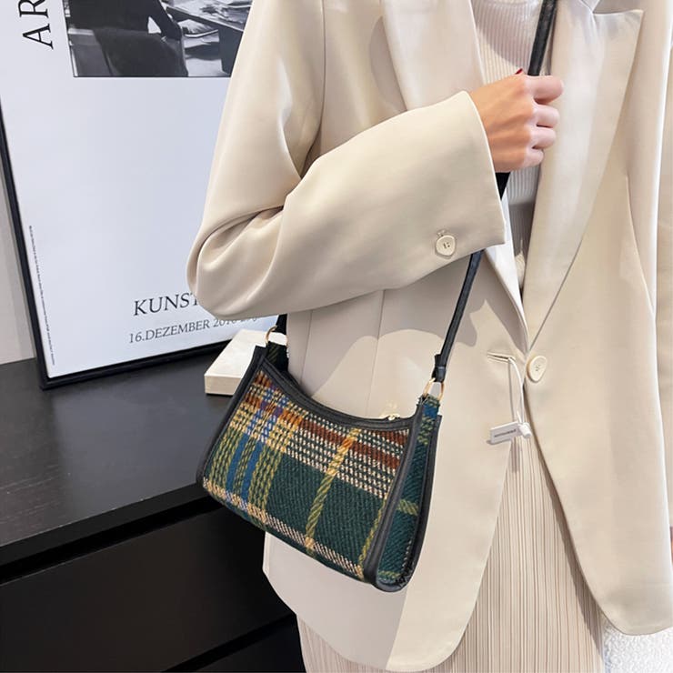 タータンチェック ミニショルダー 春 冬[品番：ADEW0003863]｜ad thie