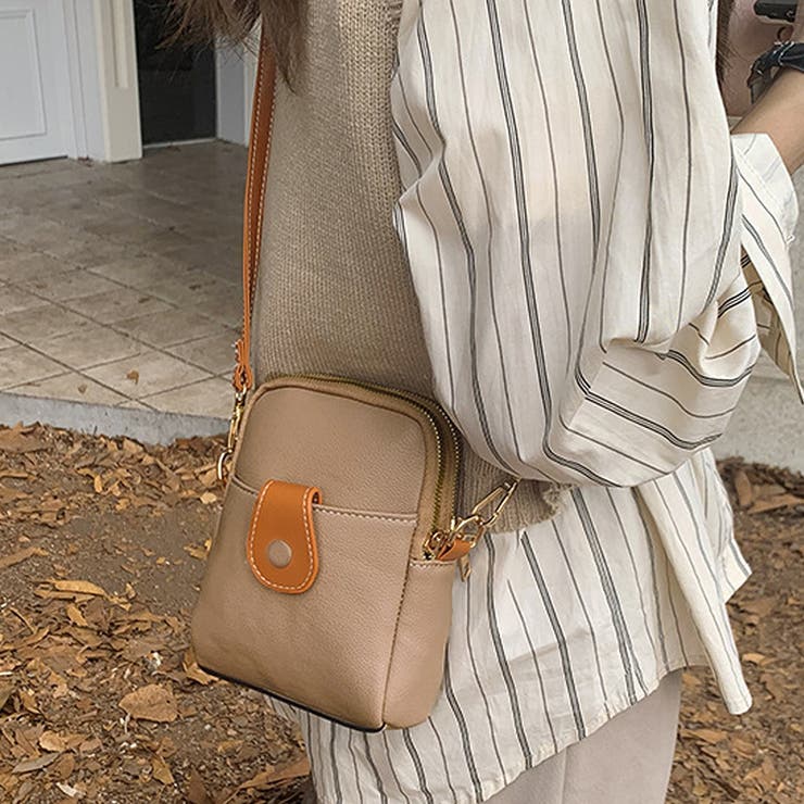 フェイクレザーミニショルダーバッグ バック レディース[品番