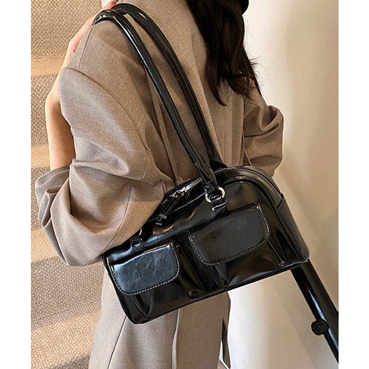 ロングハンドル肩掛けバッグ レディース鞄[品番：AGCW0006120