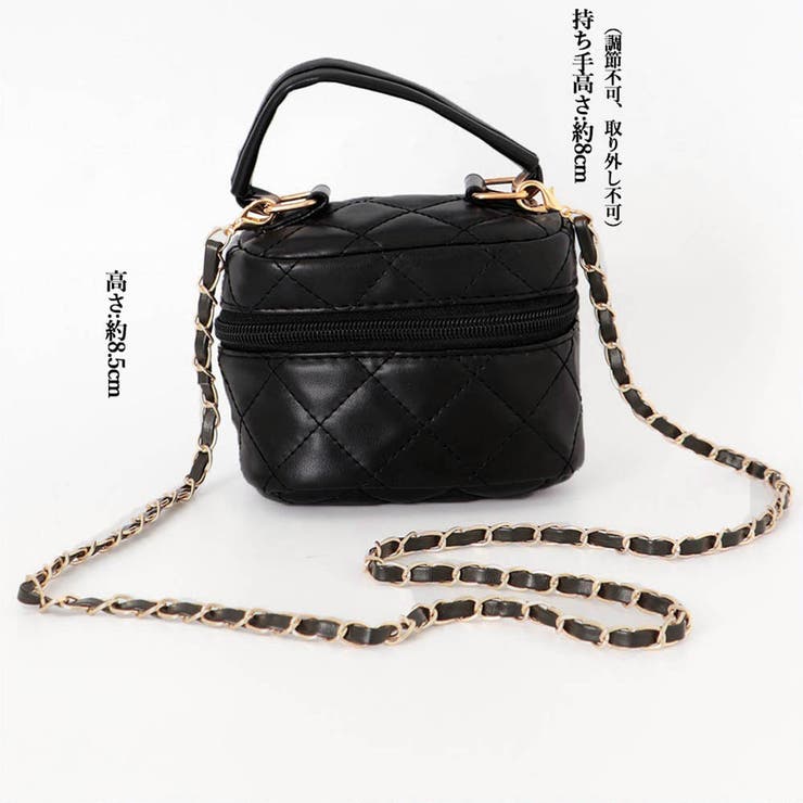 キルティングショルダーバッグ ミニバッグ[品番：AGCW0003764