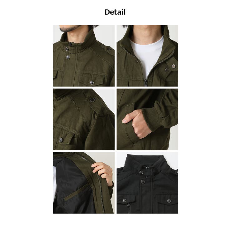 ミリタリージャケット メンズ M65[品番：RQ000009387]｜ARCADE