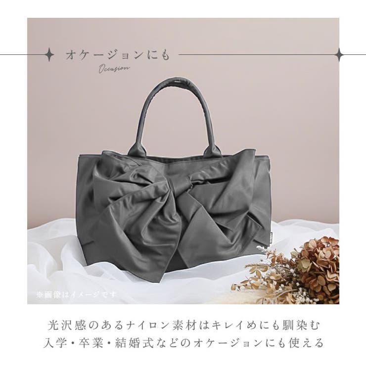 pink trick ラップリボントートバッグ[品番：BCYW0017077]｜BACKYARD