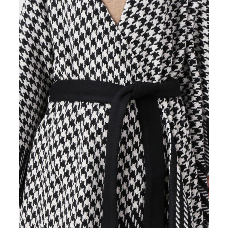 IENA イエナ】MENCHI千鳥ポンチョコート[品番：BYCW0000620]｜B.C