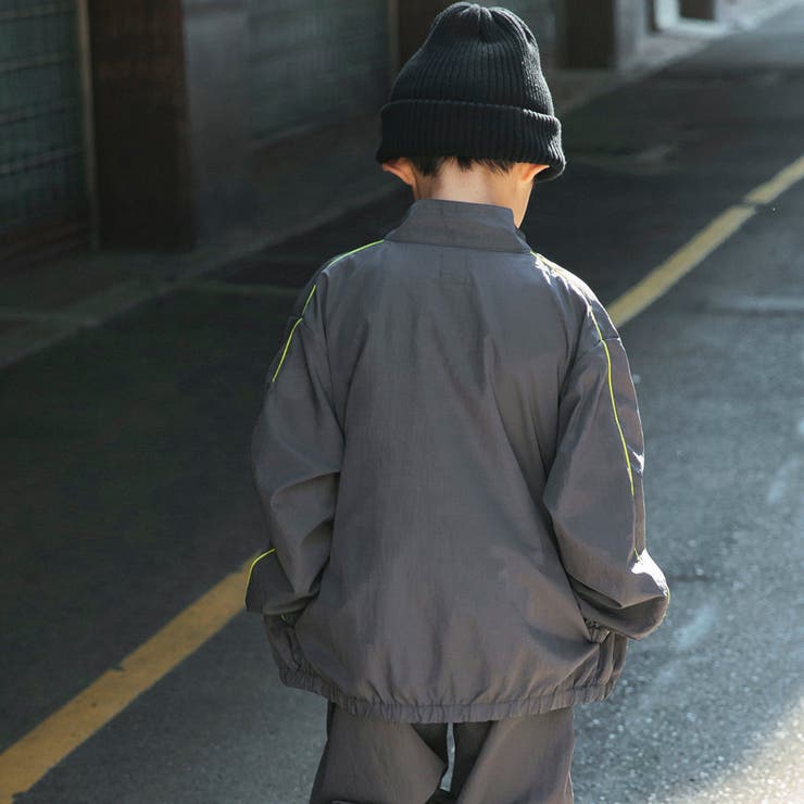 WEB限定/DRC/セットアップ対応】配色パイピングナイロンジャケット