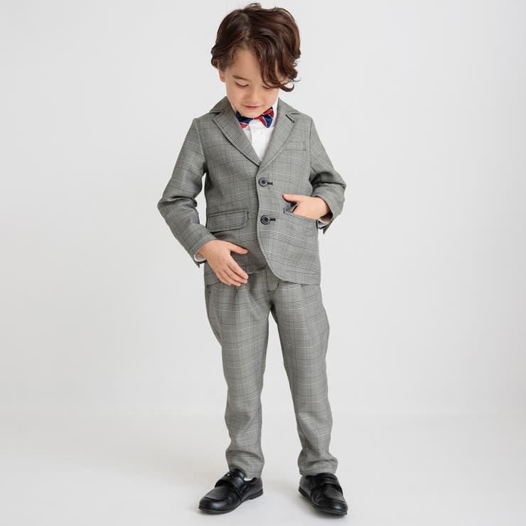 フォーマル3点セット(グレーロングパンツ)グレージャケット+ロング