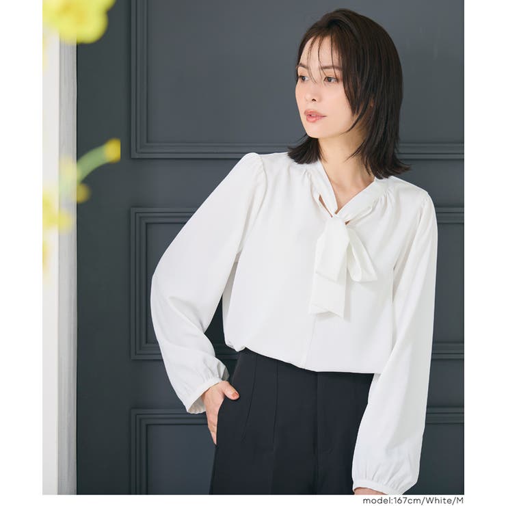 セレモニー】ボウタイブラウス[品番：PA000016663]｜coca（コカ）の