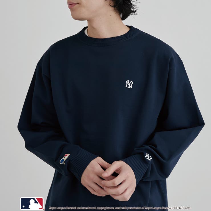 MLB別注 エンブレム付きクルーネックニット[品番：COEW0006653]｜coen